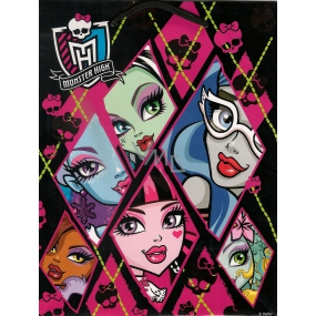 Ditipo Gift Paper Bag 18 x 10 x 22.7 cm Disney Monster High Black-Pink