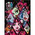 Ditipo Gift Paper Bag 18 x 10 x 22.7 cm Disney Monster High Black-Pink