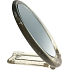 Mirror with handle oval gray 12 x 9.5 cm 60190