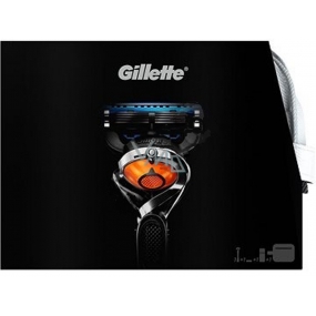 Gillette Fusion ProGlide shaver + Moisturizing shaving gel 200 ml + case, cosmetic set for men