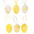 Plastic eggs for hanging flowers 4 cm 6 pieces in a bag