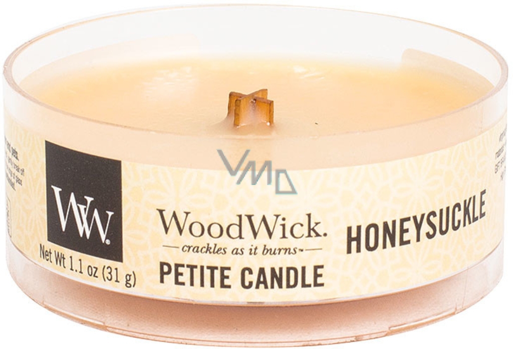 WoodWick Honeysuckle Honeysuckle and jasmine scented candle with