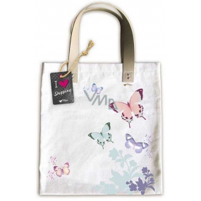 Ditipo Butterfly fashion textile bag 35 x 38 cm