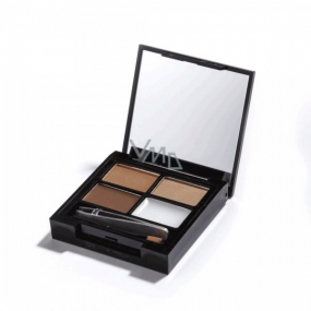 Makeup Revolution Focus & Fix Brow Kit Eyebrow Adjustment Medium Dark 5.8 g