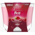 Glade Maxi Peaceful Rose & Wood with the scent of rhubarb, rose and sandalwood scented candle in glass, burning time up to 52 hours 224 g