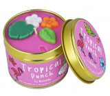 Bomb Cosmetics Tropical Punch Fragrant natural, handmade candle in a tin can burns up to 35 hours