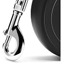 Flexi New Classic Original Tape Retractable Dog Leash for Dogs up to 15 kg, Black, S Small, Length 5 m
