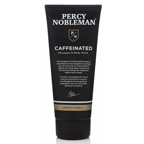 Percy Nobleman 2-in-1 Caffeine Shampoo and Body Wash for Men 200 ml