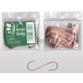 Christmas copper hooks 50 pieces