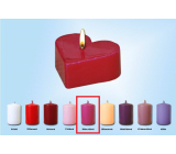 Lima Floating heart candle dark pink 60 x 60 x 25 mm 1 piece