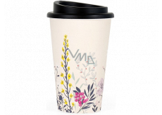 Albi Design travel thermo mug plastic Flowers 350 ml