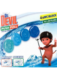 Dr. Devil Polar Aqua Push Pull WC block without basket 4 x 20 g