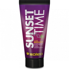 Soleo Sunset Time Dark Bronzer dark tanning bronzer for solarium tube 150 ml