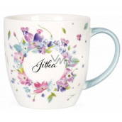 Albi Flowering mug named Jitka 380 ml