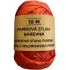 Albi Raffia natural paper ribbon Red 10 m