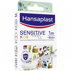 Hansaplast Sensitive Kids Pets patch with children's motif 1 m x 6 cm
