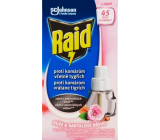 Raid Rose and Sandalwood electric vaporizer liquid mosquito repellent refill 45 nights 27 ml