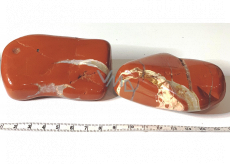 Jasper red Tumbled natural stone 220 - 280 g, 1 piece, full care stone