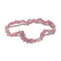 Tourmaline Rubelite bracelet elastic chopped natural stone, 19 cm, guardian of good mood