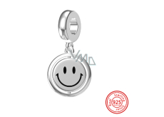 Sterling silver 925 Smiley - American Dream - Smile, you are beautiful, bracelet pendant symbol