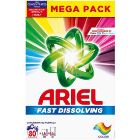 Ariel Fast Dissolving Color washing powder for coloured laundry 80 doses 4,4 kg