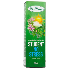 Dr. Popov Student No stress herbal drops to banish fear and nervousness 50 ml