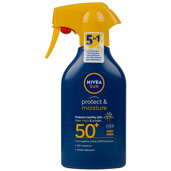 Nivea Sun Protect & Moisture OF 50+ Moisturising Sun Spray 270 ml