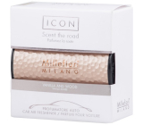 Millefiori Milano Icon Vanilla & Wood car fragrance Metal Shades scent for up to 2 months 47 g