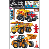 Wall stickers construction machinery 60 x 42 cm