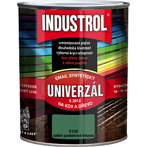 Industrol S2013 universal gloss topcoat for metal and wood, 5100 pastel green, 750 ml