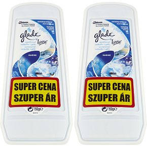 Glade Air Freshener Gel Pure Clean Marine duo pack 2× 150 g