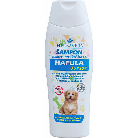 Herbavera Hafula junior anti-parasitic shampoo for puppies, 250 ml