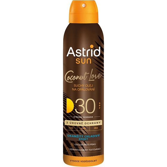 Astrid Sun Coconut Love dry tanning oil SPF30 150 ml
