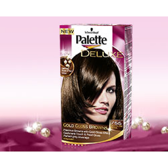 Schwarzkopf Palette Deluxe hair color 755 Bright golden mocha 115 ml