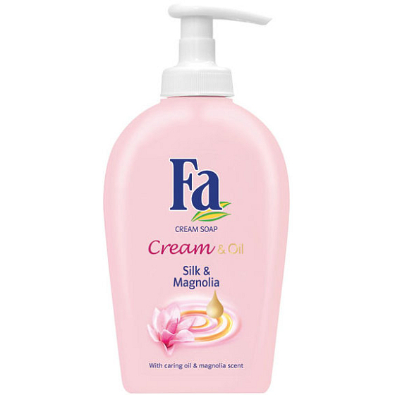 Fa Cream & Oil Silk & Magnolia liquid soap with dispenser 300 ml