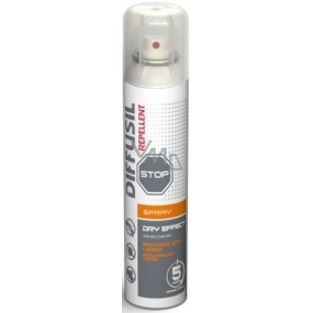 Diffusil Dry Touch repellent against mosquitoes and ticks is 150 ml