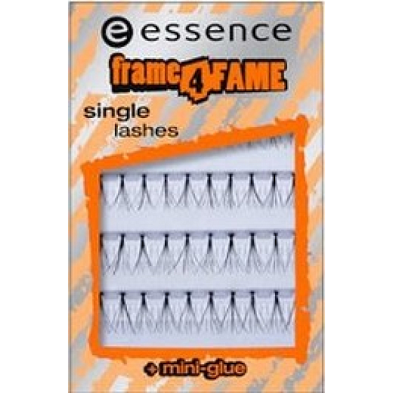 Essence Frame for Fame Artificial sticky tufts 03 Single Lashes 40 pieces tufts + mini glue 1 ml