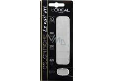Loreal Paris Color Riche Le Nail Art samolepky na nehty 012 Diamant Eternel 18 kusů