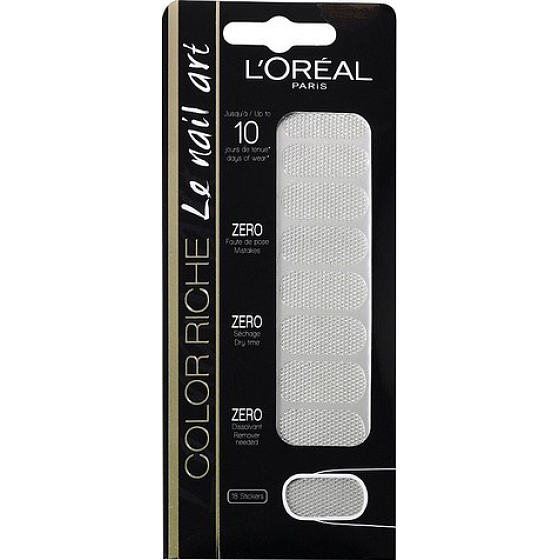 Loreal Paris Color Riche Le Nail Art nail stickers 012 Diamant Eternel 18 pieces