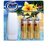 Air Menline Seychelles Vanilla Happy Air Freshener Complete + Refills 3 x 15 ml Spray