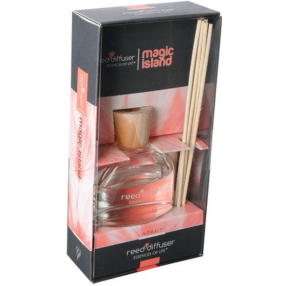 Reed Diffuser Magic Island incense sticks air freshener 50 ml