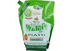 Winnis Piatti Lime Ecoricarica na ruční mytí nádobí Ekologický koncentrovaný hypoalergenní mycí prostředek 1 l
