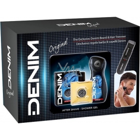 Denim Original aftershave 100 ml + shower gel 250 ml + beard trimmer, cosmetic set