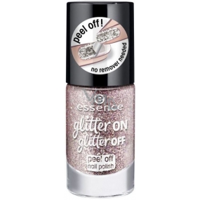 Essence Glitter on Glitter Off Peel Off Nail Polish Nail Polish 02 Razzle Dazzle 8 ml