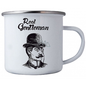 Bohemia Gifts Tin with Gentleman print 8 cm