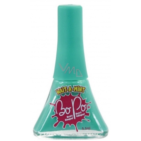 Bo-Po Nail polish dark green with the scent of Wait-A-Mint for children 5.5 ml