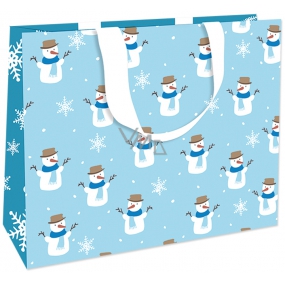 Nekupto Gift paper bag with embossing 30 x 23 x 12 cm Christmas 1783 WLFL