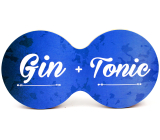 Nekupto Double Cork Coaster Gin + Tonic 19 x 9.5 x 0.3 cm