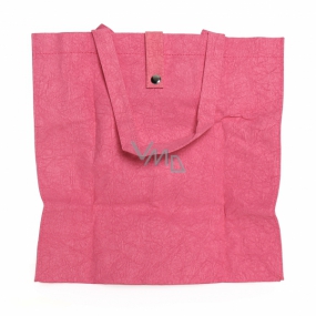 Albi Eco bag made of washable folding paper - pink 37 cm x 37 cm x 9.5 cm