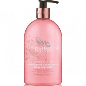 Baylis & Harding Pink Magnolia and Pear Blossom liquid hand soap dispenser 500 ml
